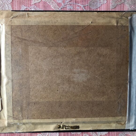 Vintage print jungle parrot with frame small wall decor - Picture 7 of 7